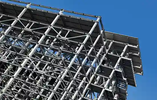 construcción con acero