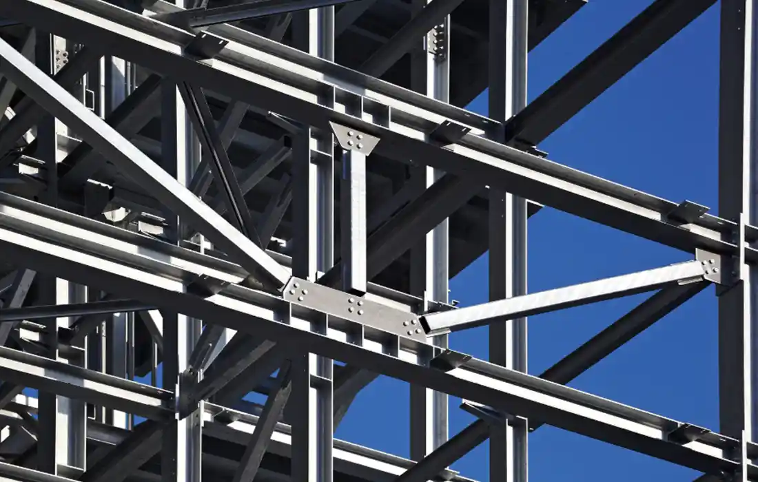 construcción con acero