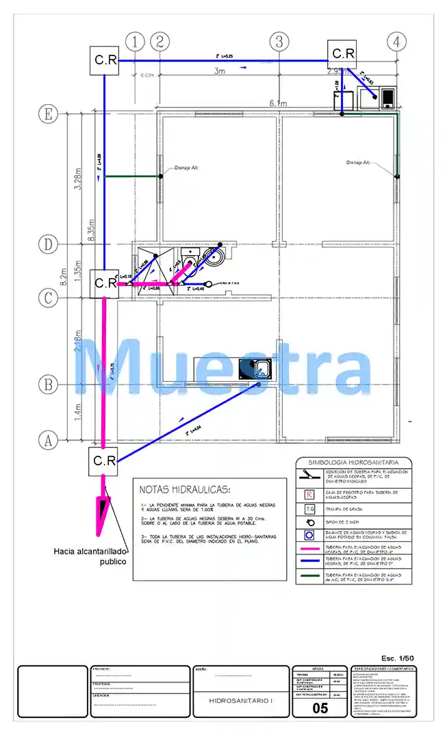 Casa económica de 48 m2