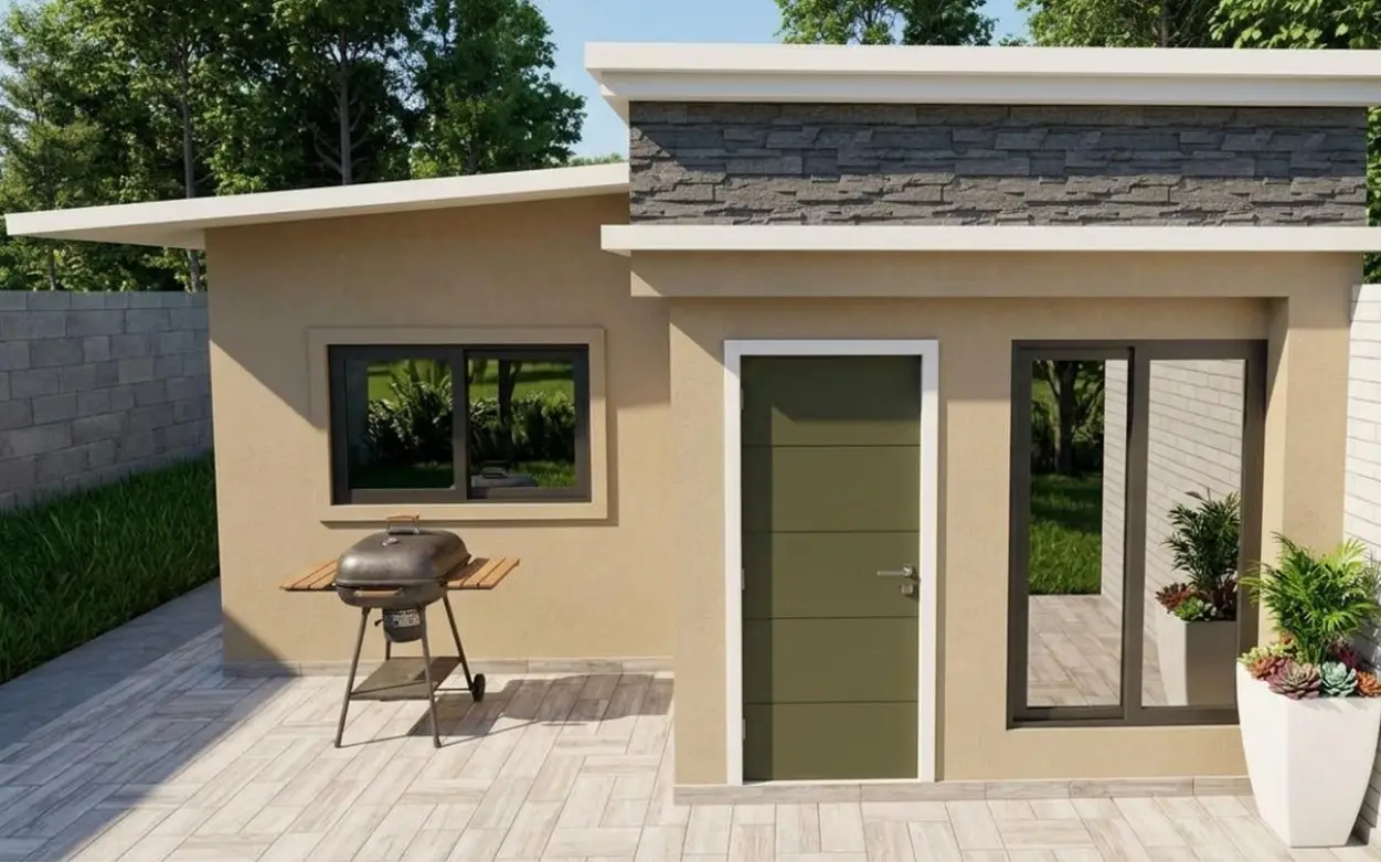 Casa económica de 48 m2